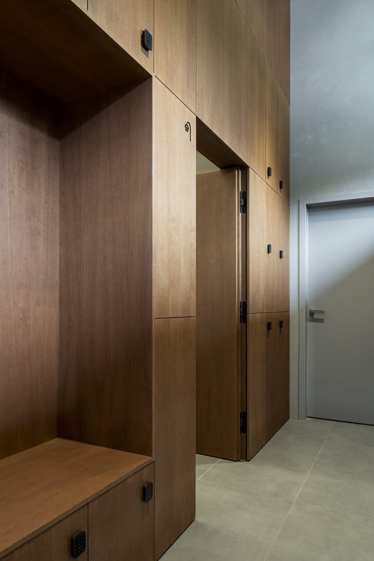 Fitness, realizace Lockers, pohled 4