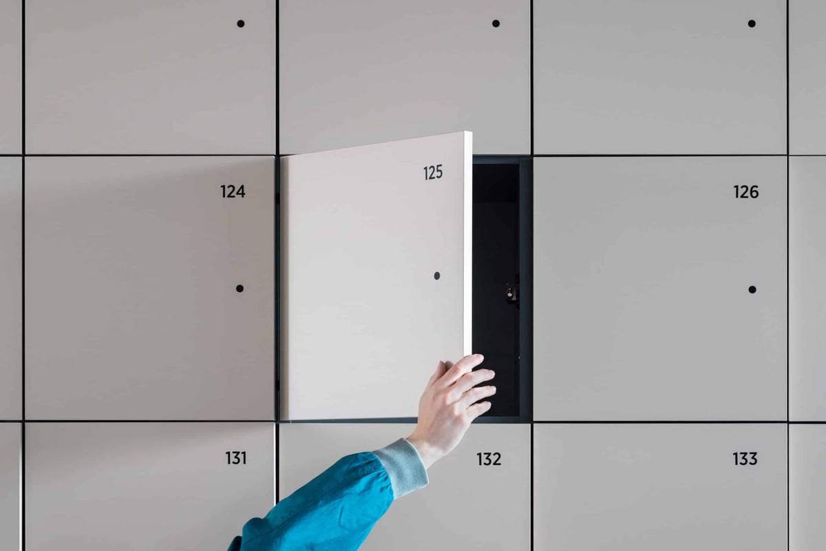 Adastra, realizace Lockers, pohled 3