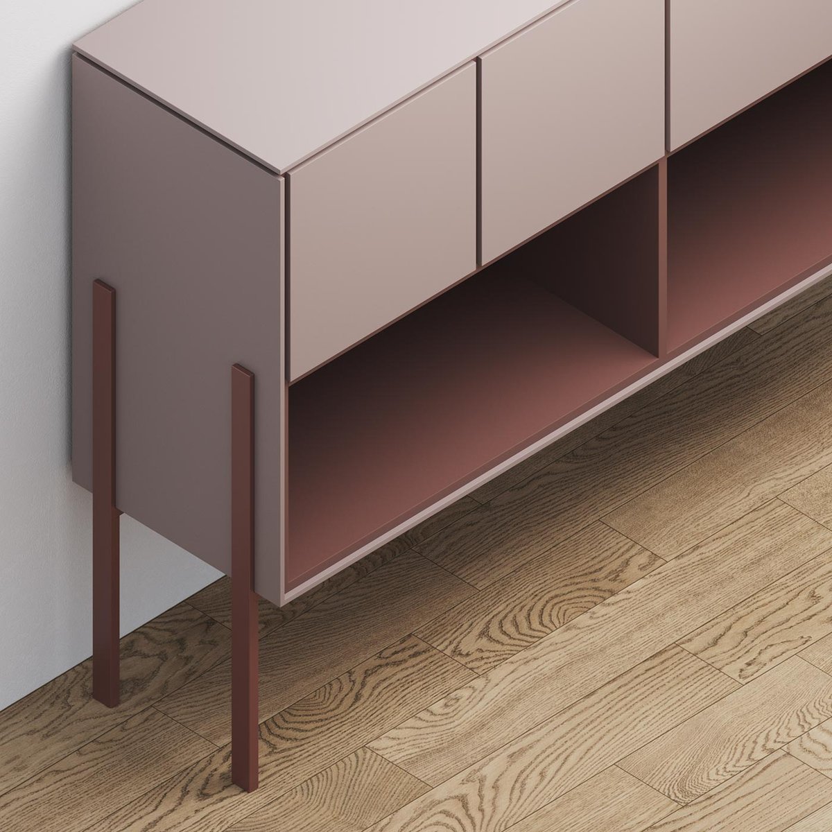 Locker 4.5, Sandy Lilac, pohled 2