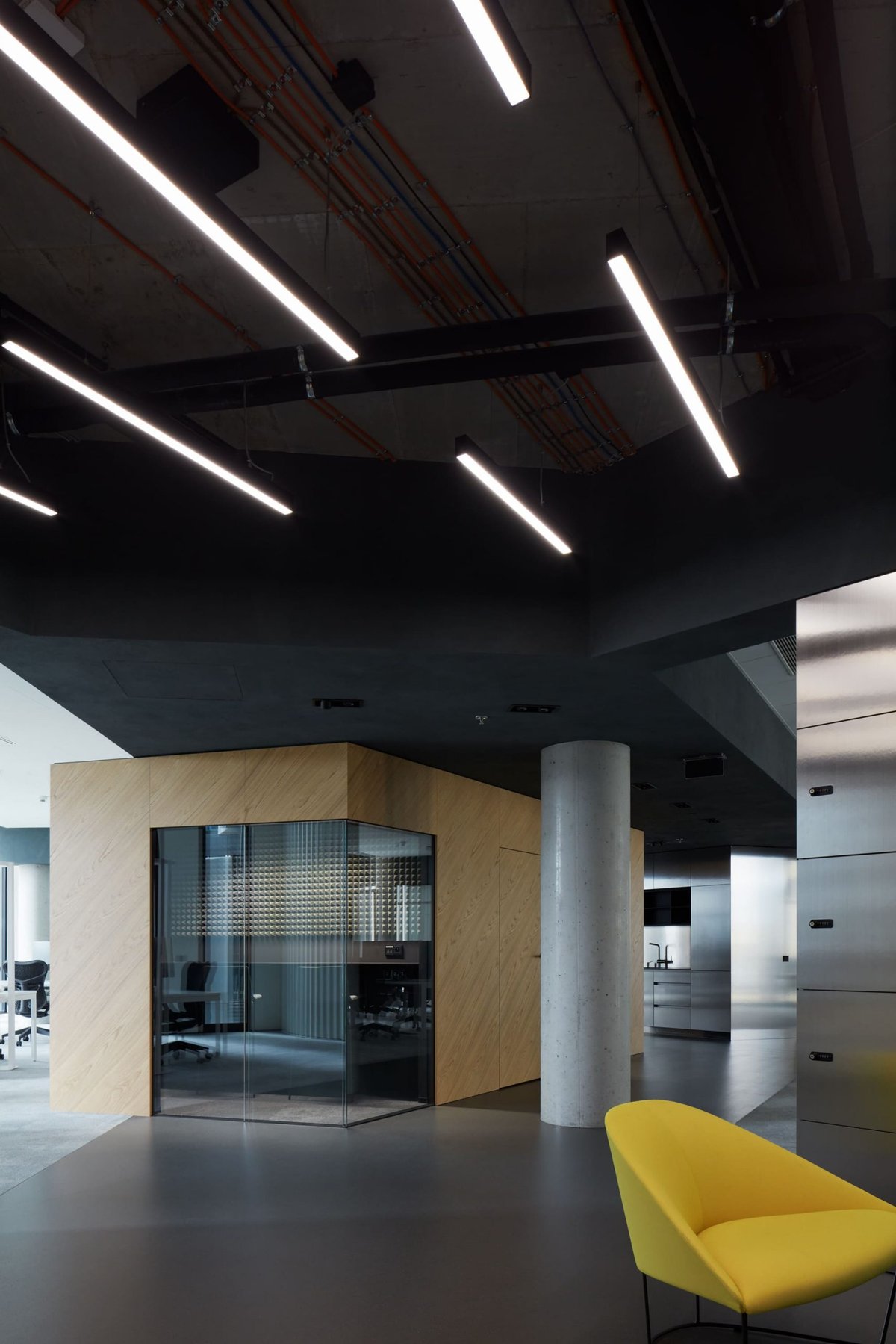 EOH IT Hub, realizace Lockers, pohled 6