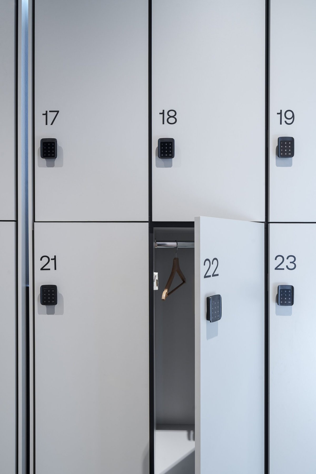 Fitness, realizace Lockers, pohled 3