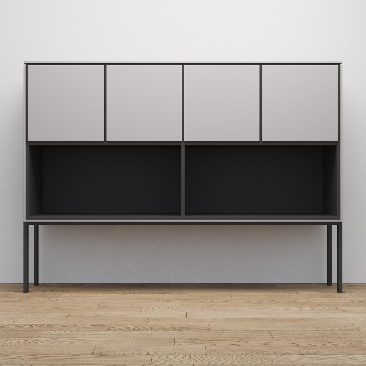 Locker 4.5, Mineral Gray, pohled 1