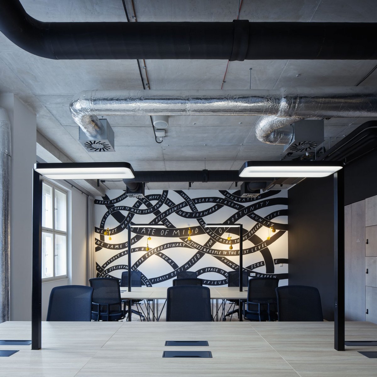 Hub Hub, realizace Lockers, pohled 2
